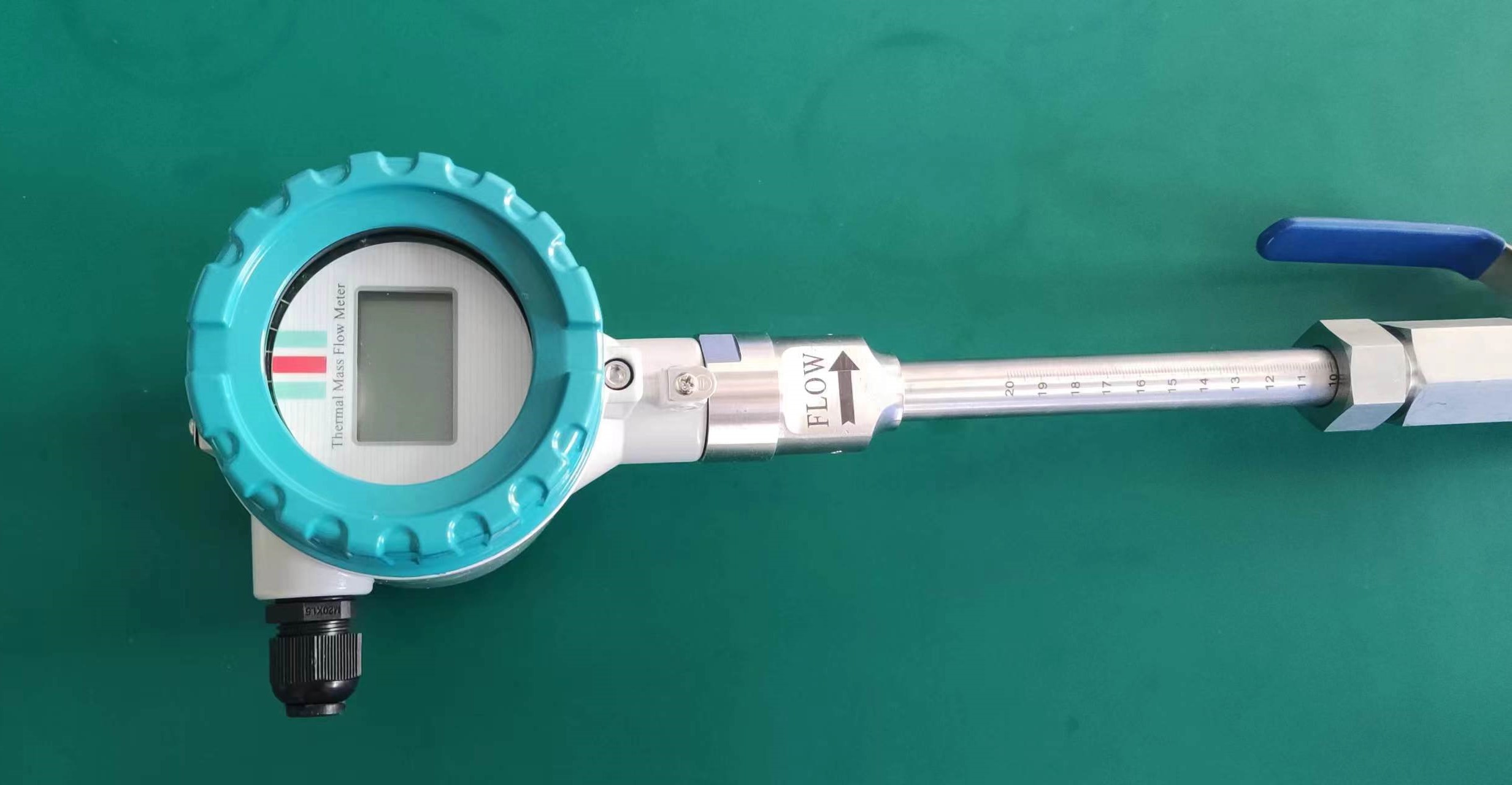 Industrial Stainless Shell Insertion Thermal Gas Mass Flowmeter Flow Meter