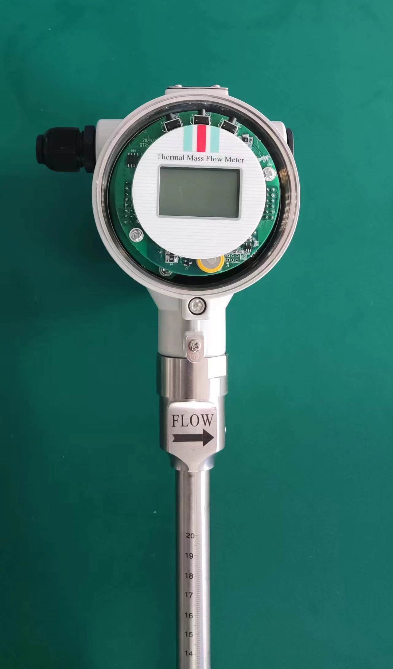 304SUS Insertion Type Thermal Mass Gas Flow Meter for Compressed Air or LPG Gas Mass Flow Meter