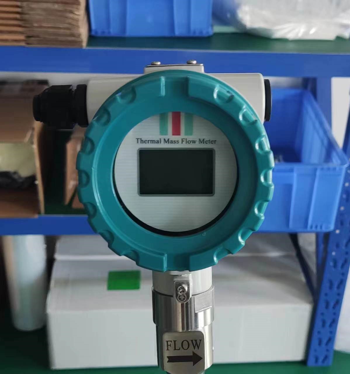 Widely Flow Range Digital 4-20mA RS485 Insertion Type Thermal Gas Mass Flowmeter