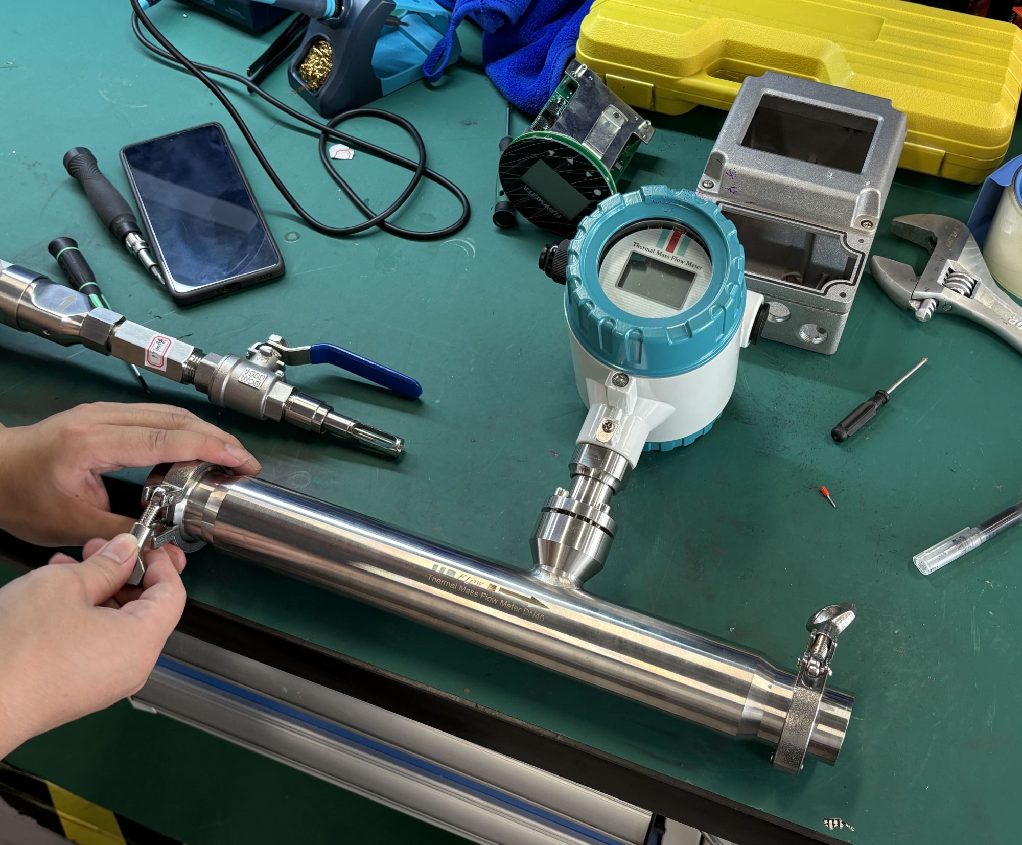 Precautions for the initial installation and commissioning of thermal gas mass flowmeters