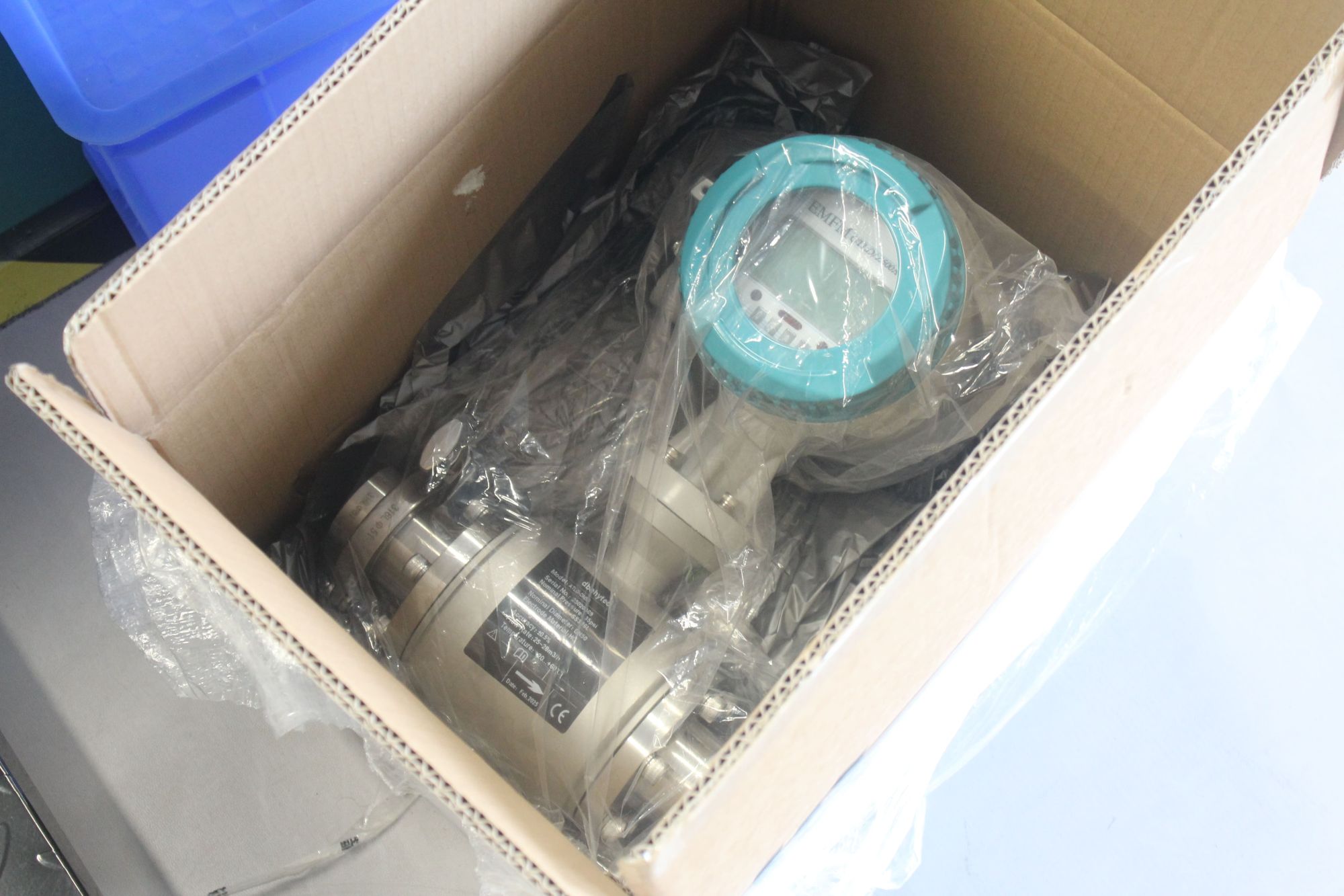 What should I do if the indicated value of the electromagnetic flowmeter is unstable?