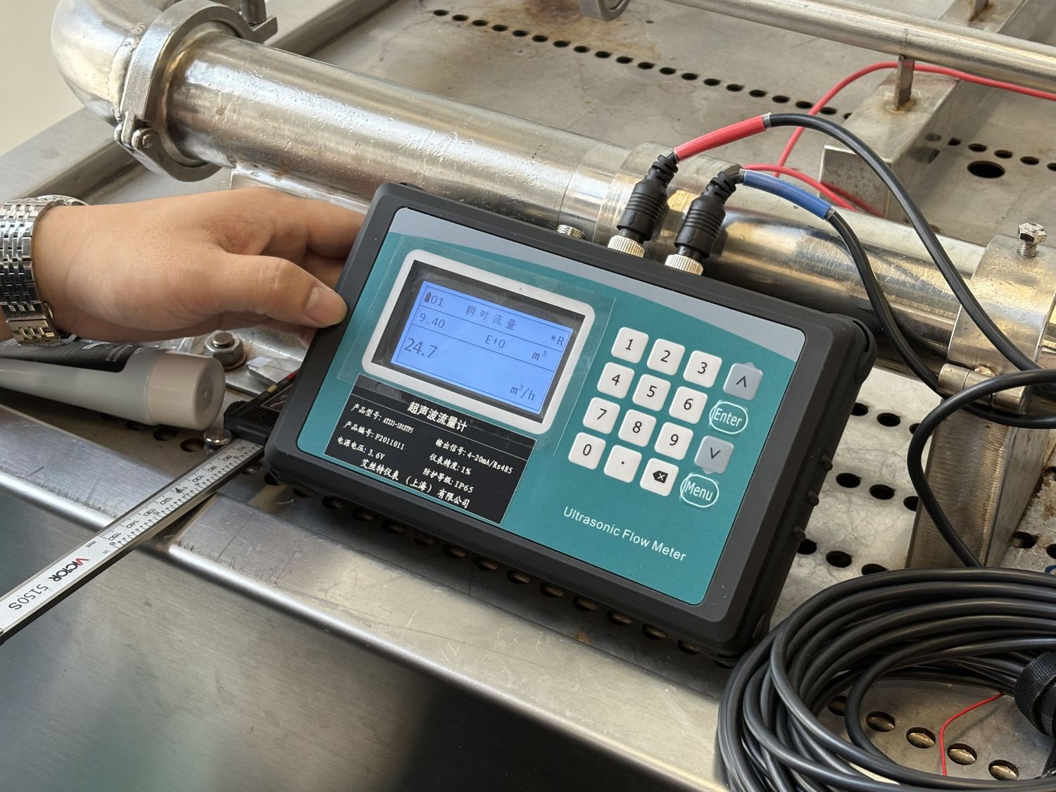 Key points to master when using a handheld ultrasonic flowmeter